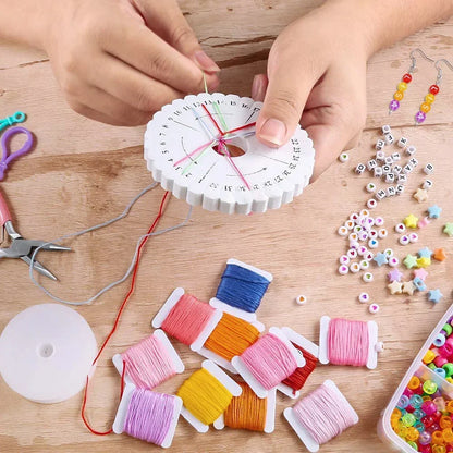 4655Pcs DIY Beads Bracelet Kit Making Necklace Manual Toys for Girls Pearls Games Handmade Children'S Gift Material Elastic Kids
